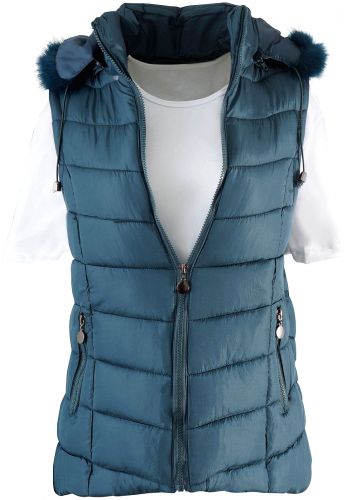 Γυναικείο jacket αμάνικο με κουκούλα. Basic collection