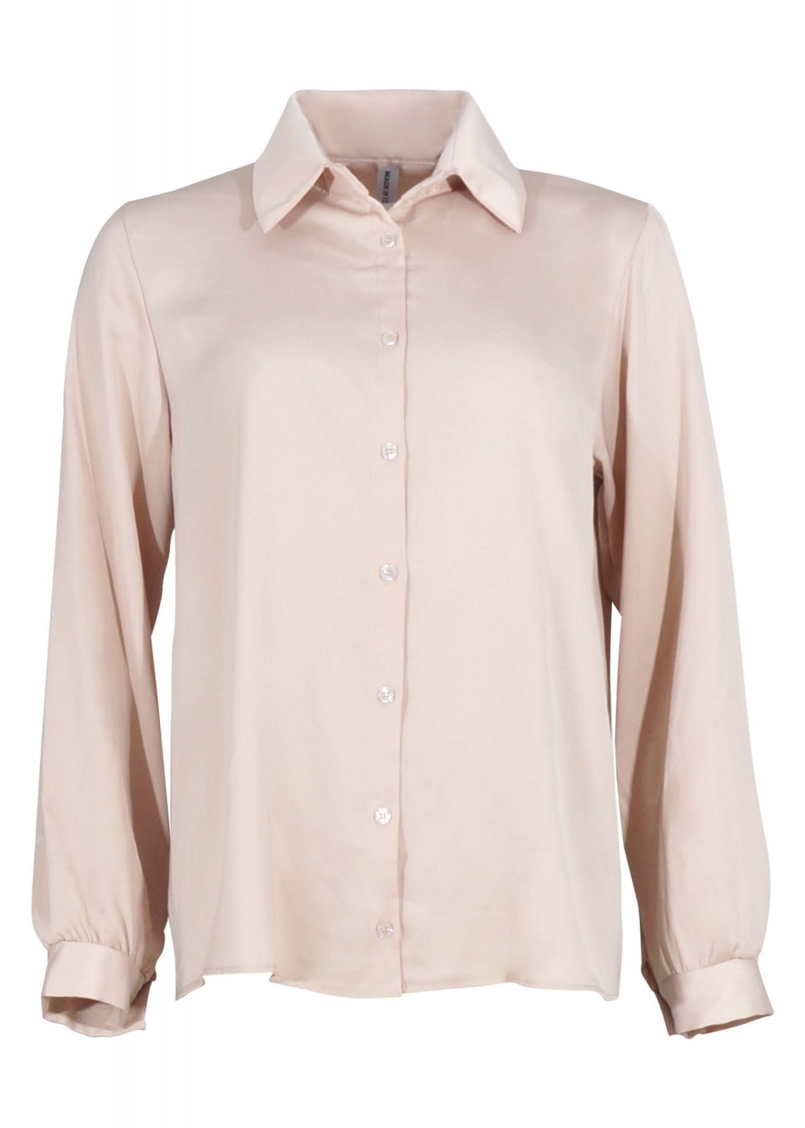 Γυναικείο πουκάμισο με κουμπιά υφή saten. ΜΠΕΖ 3253-18234