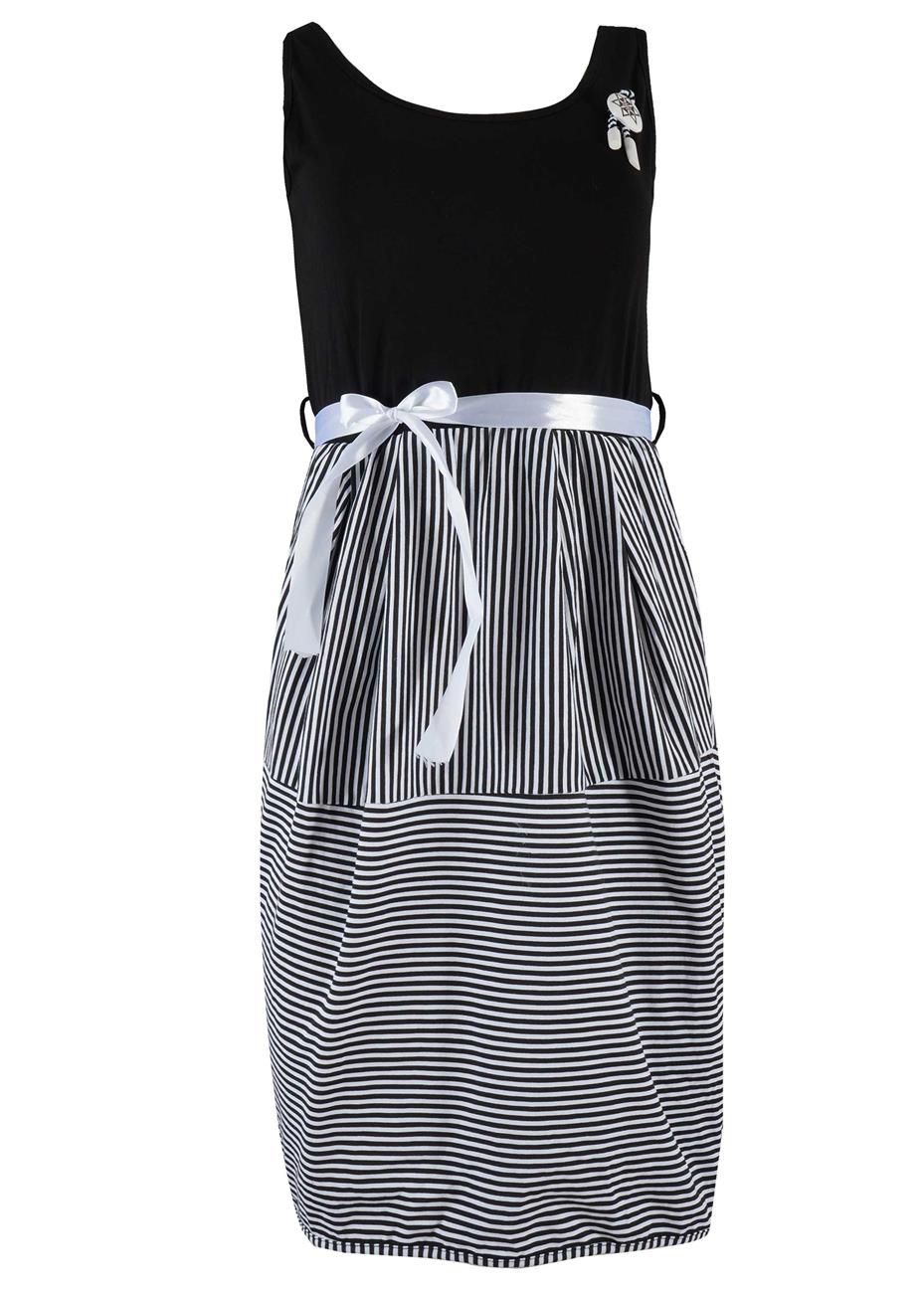 Φόρεμα midii stripes print. Girly style