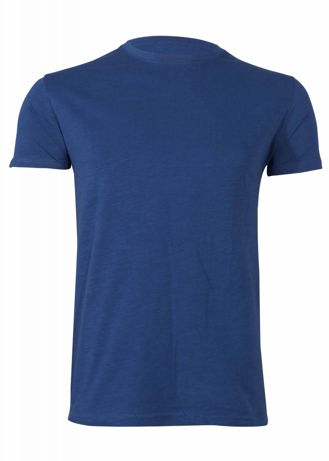 Ανδρικό t-shirt κοντό μανίκι λαιμόκοψη. Basic Collection INDIGO