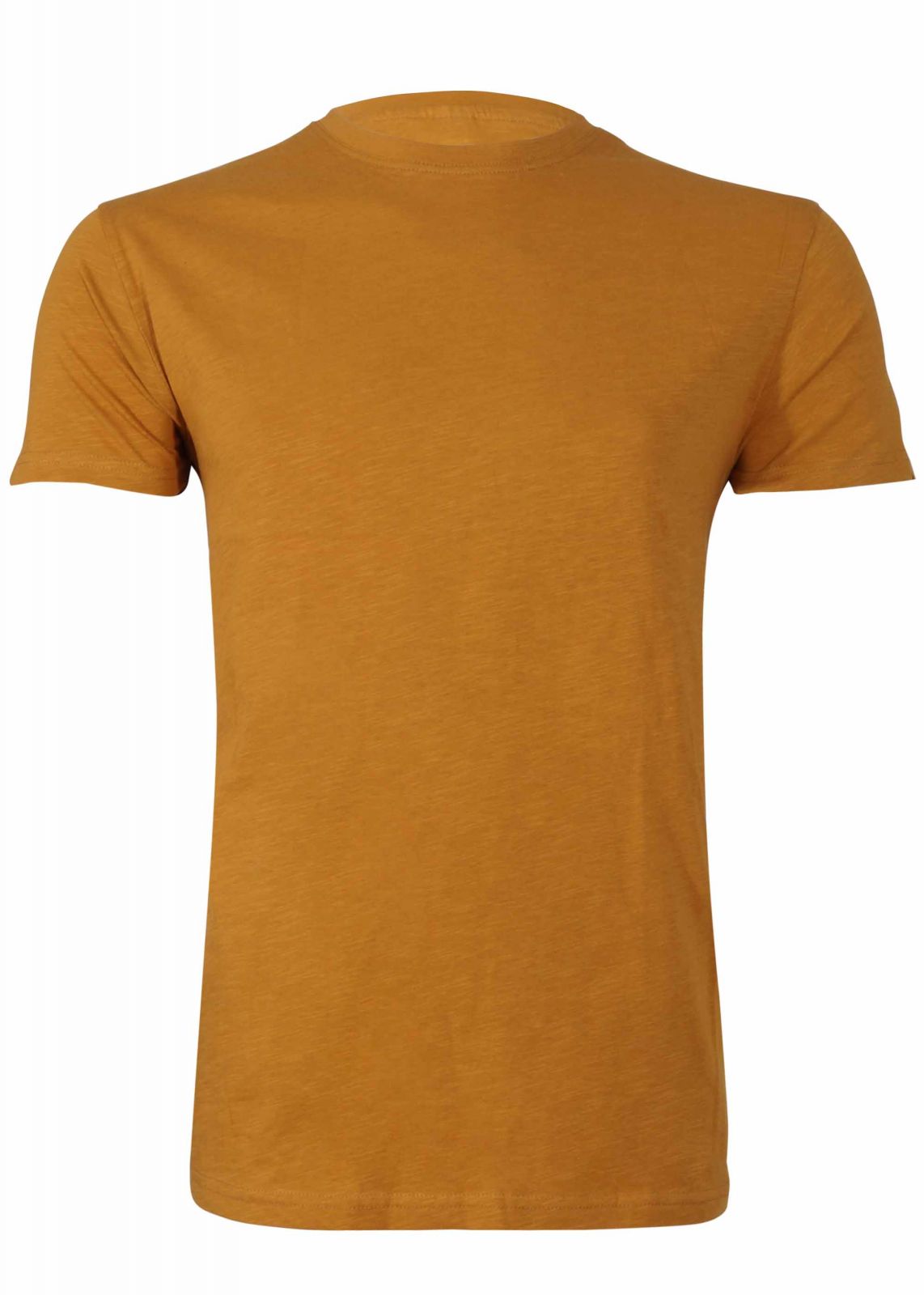 Ανδρικό t-shirt κοντό μανίκι λαιμόκοψη. Basic Collection ΚΑΜΕΛ