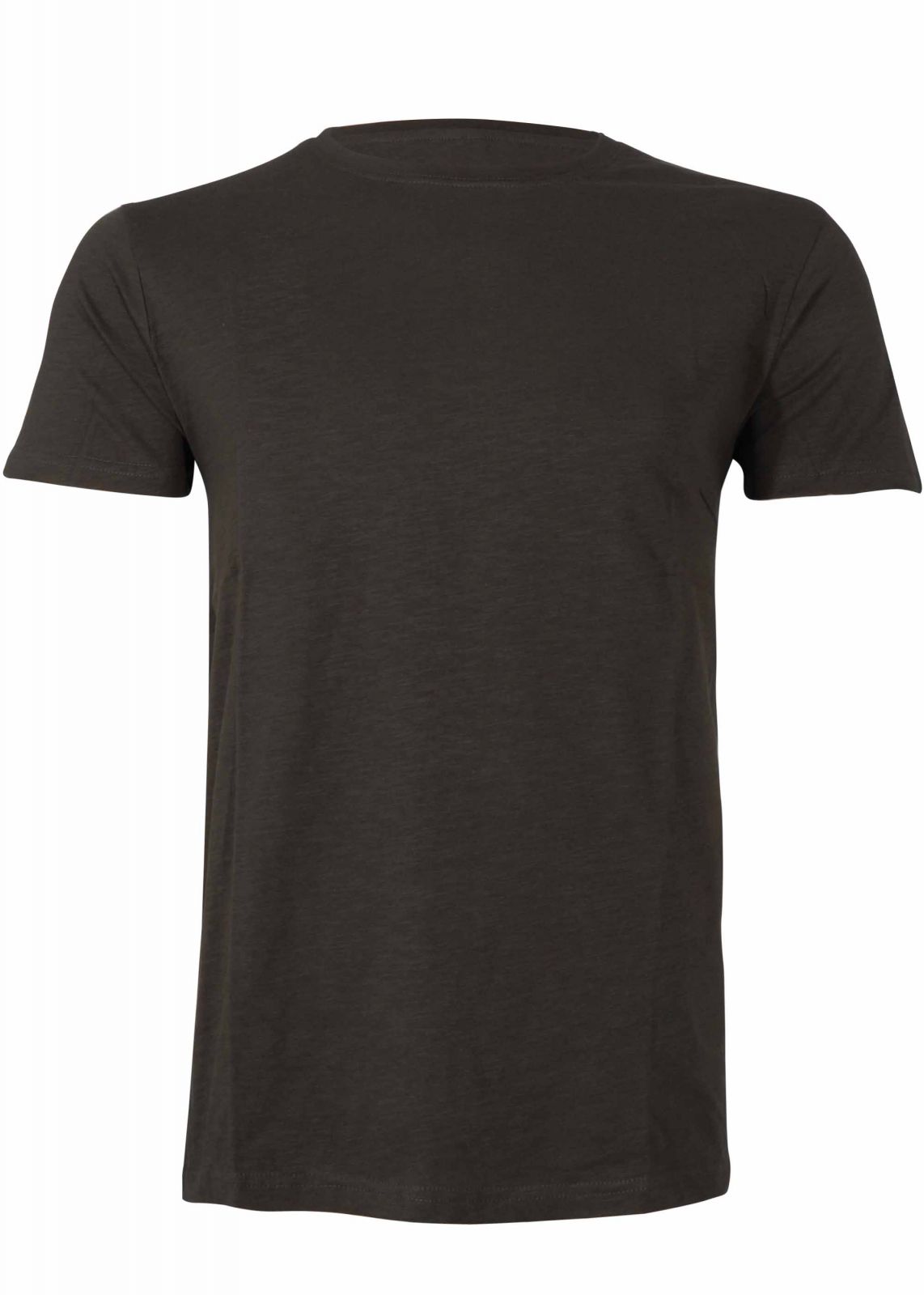 Ανδρικό t-shirt κοντό μανίκι λαιμόκοψη. Basic Collection ΧΑΚΙ