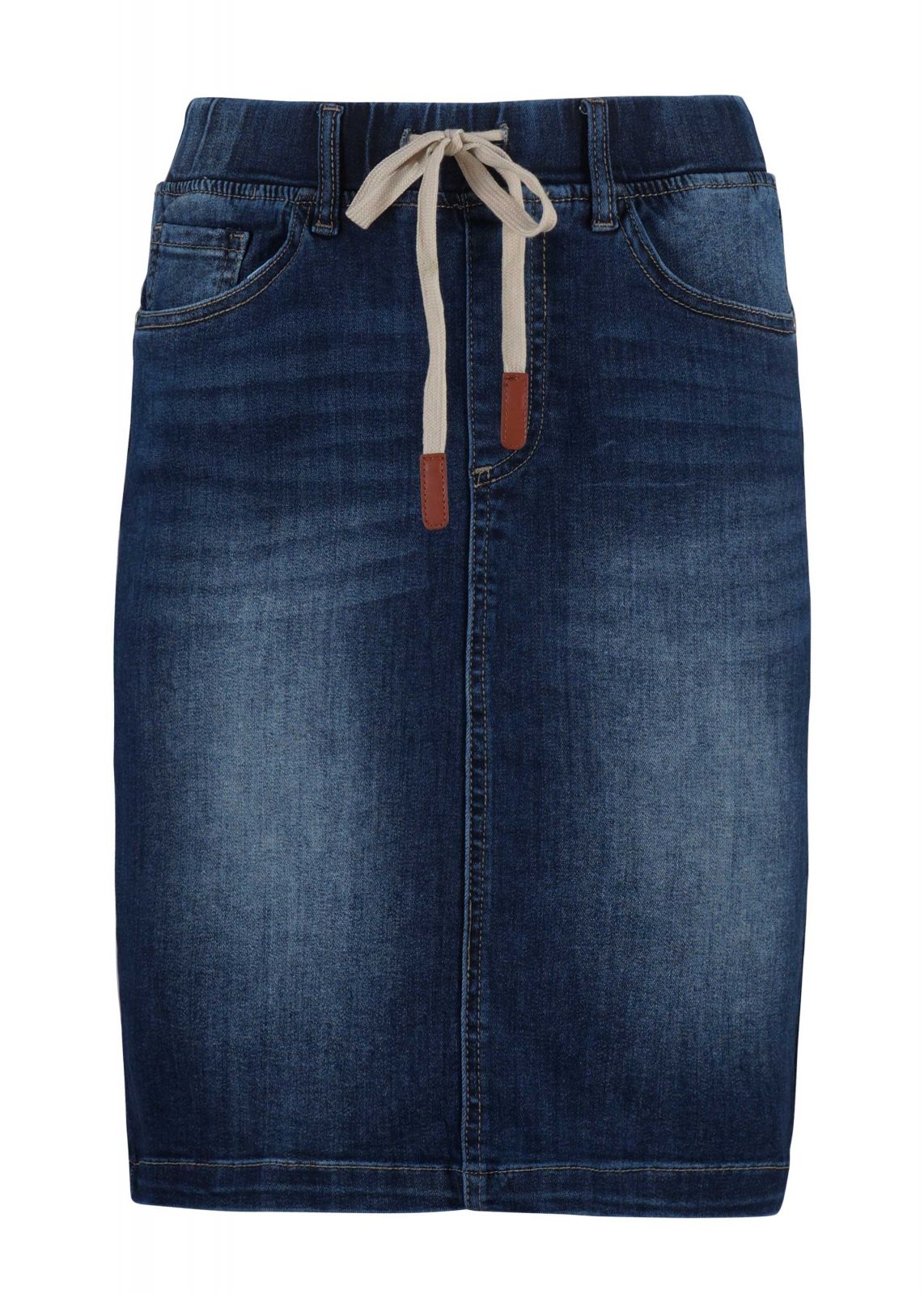 Γυναικεία φούστα jean γραμμή pencil με ελαστικότητα. Denim collection.