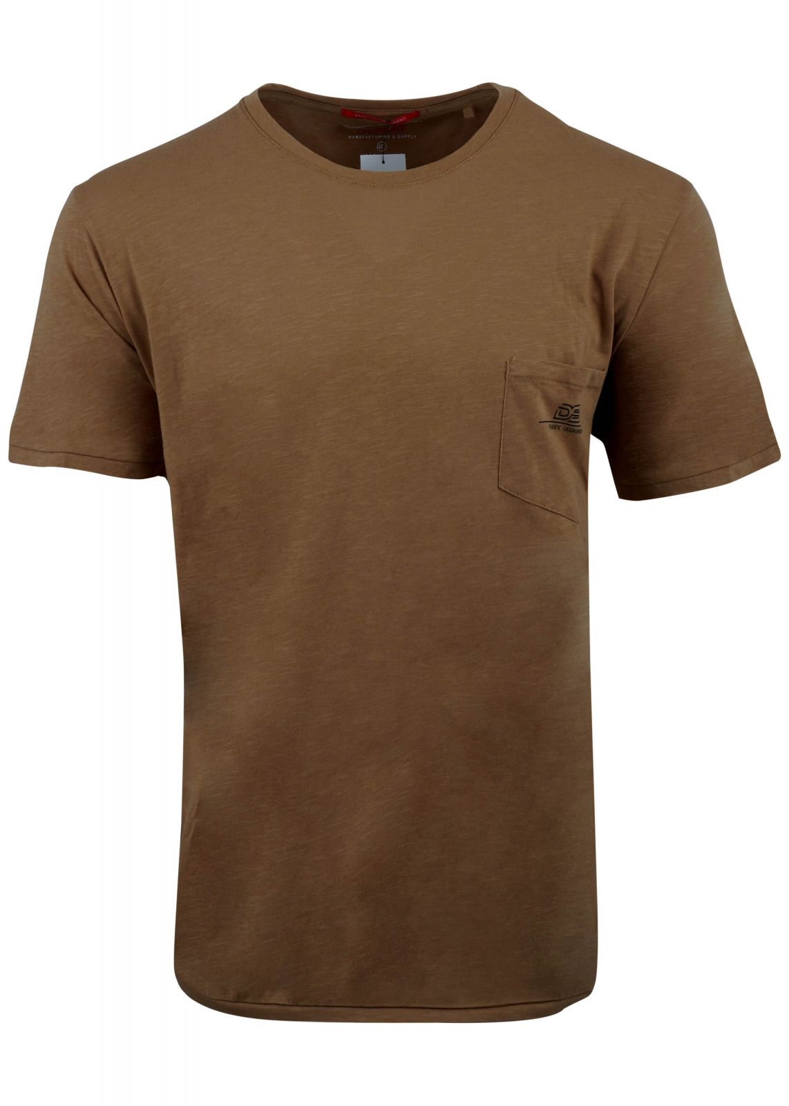 Ανδρικό tshirt dspaly λαιμόκοψη τσεπάκι. Oversize Collection. ΚΑΜΕΛ 3212-19999