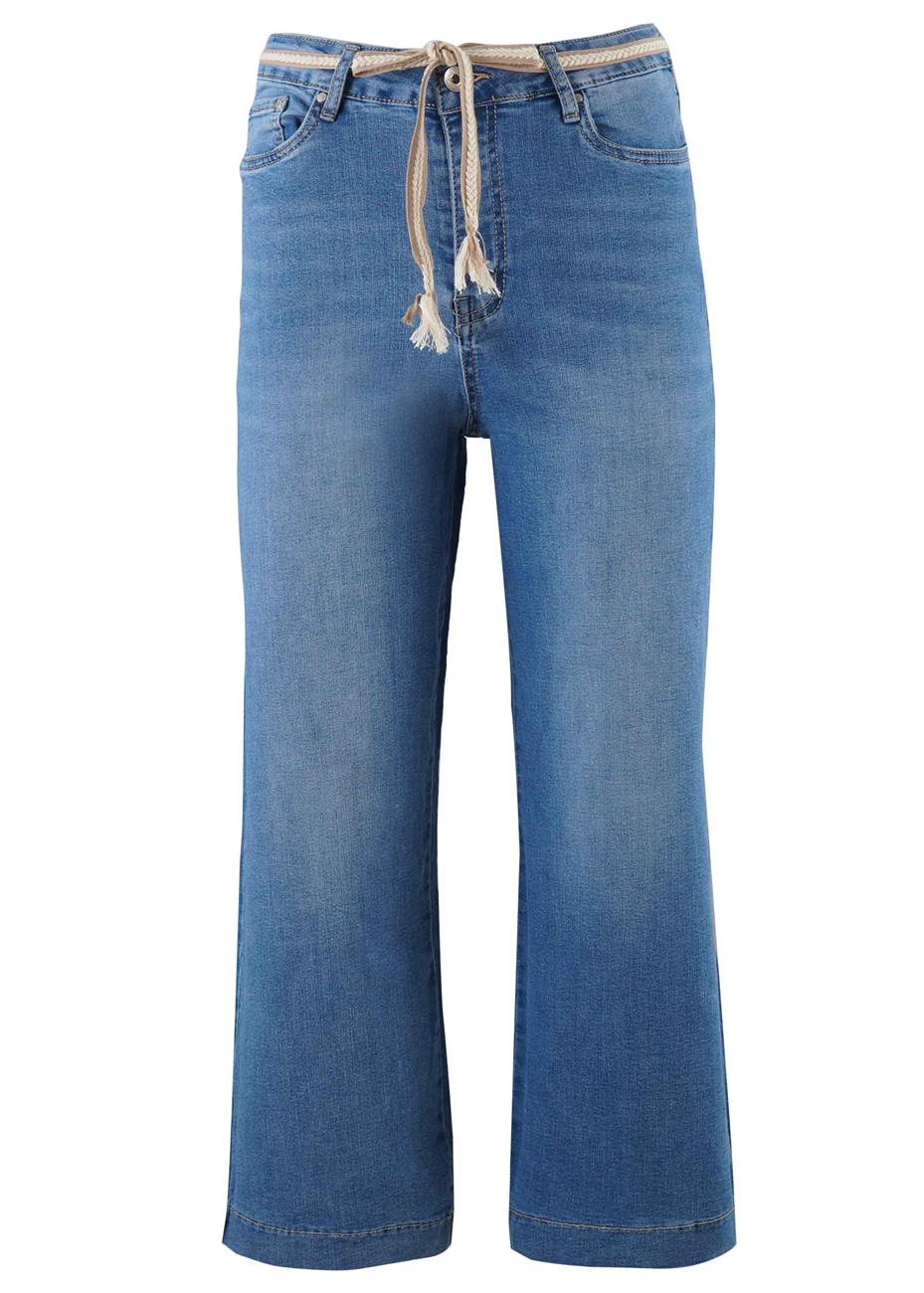 Γυναικεία jean παντελόνα crop ψηλόμεση. Denim collection