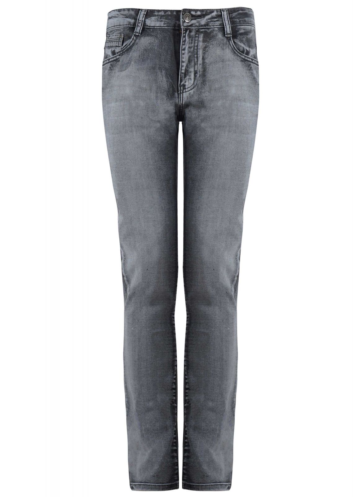 Ανδρικό παντελόνι ελαστικό jean ξεβάμματα ίσια γραμμή . Denim Collection