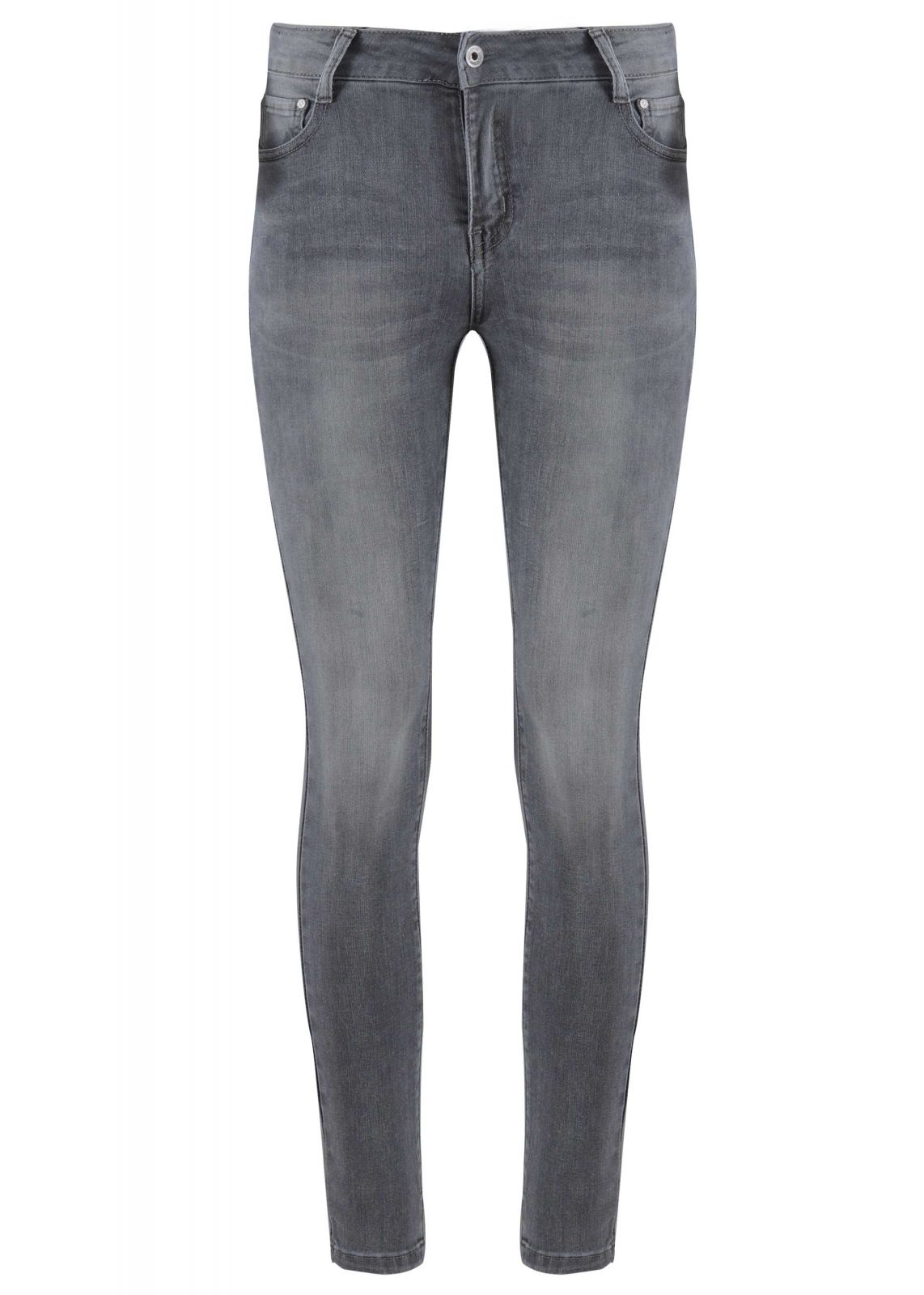 Γυναικείο παντελόνι jean ελαφριά ξεβάμματα γραμμή skinny. Denim Collection