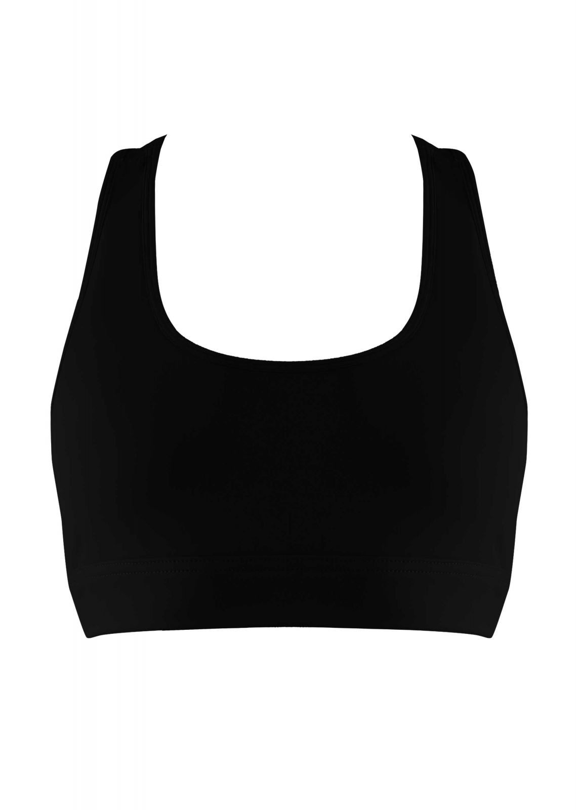Γυναικείο αθλητικό μπουστάκι fitness λεπτομέρειες πλατης. ΜΑΥΡΟ - gsecret - 
