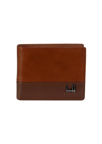 Ανδρικό πορτοφόλι δερμάτινο double color. Leather Collection