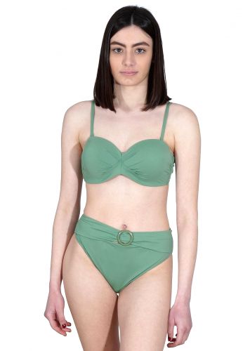 Γυναικείο set μαγιό σουτιέν ελαφριά ενίσχυση bikini slip. Καλύπτει C & D Cup. Swimwear Collection.
